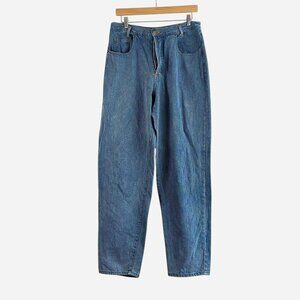 Vintage Sostanza Workwear High Rise Button Fly Jeans Light Wash Denim l 11/12